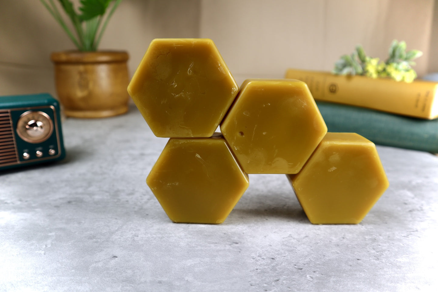 Premium Beeswax Block – 3 oz (Single & Bulk Options)