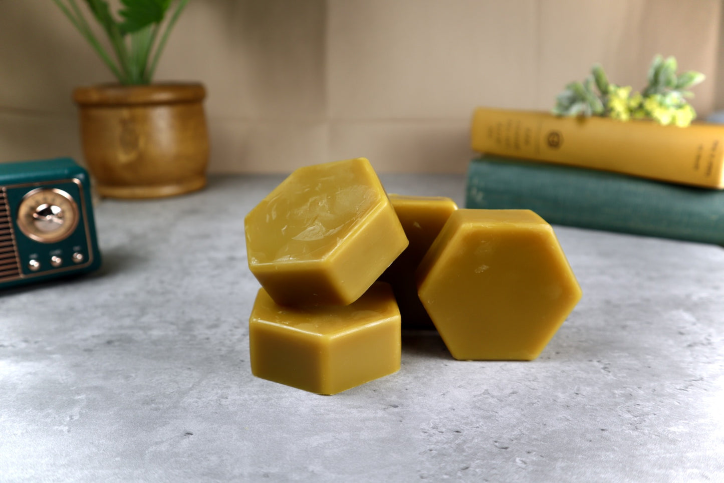 Premium Beeswax Block – 3 oz (Single & Bulk Options)