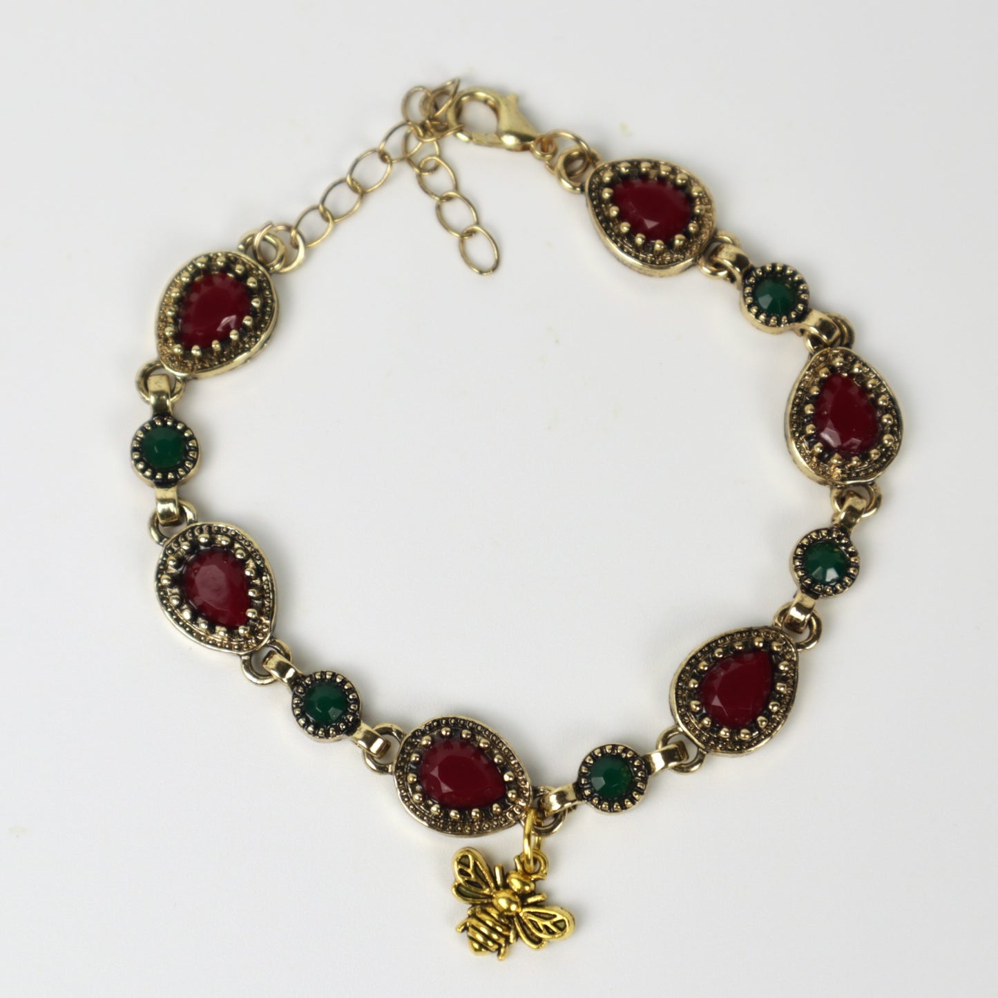 Pulsera decorativa con diamantes de imitación
