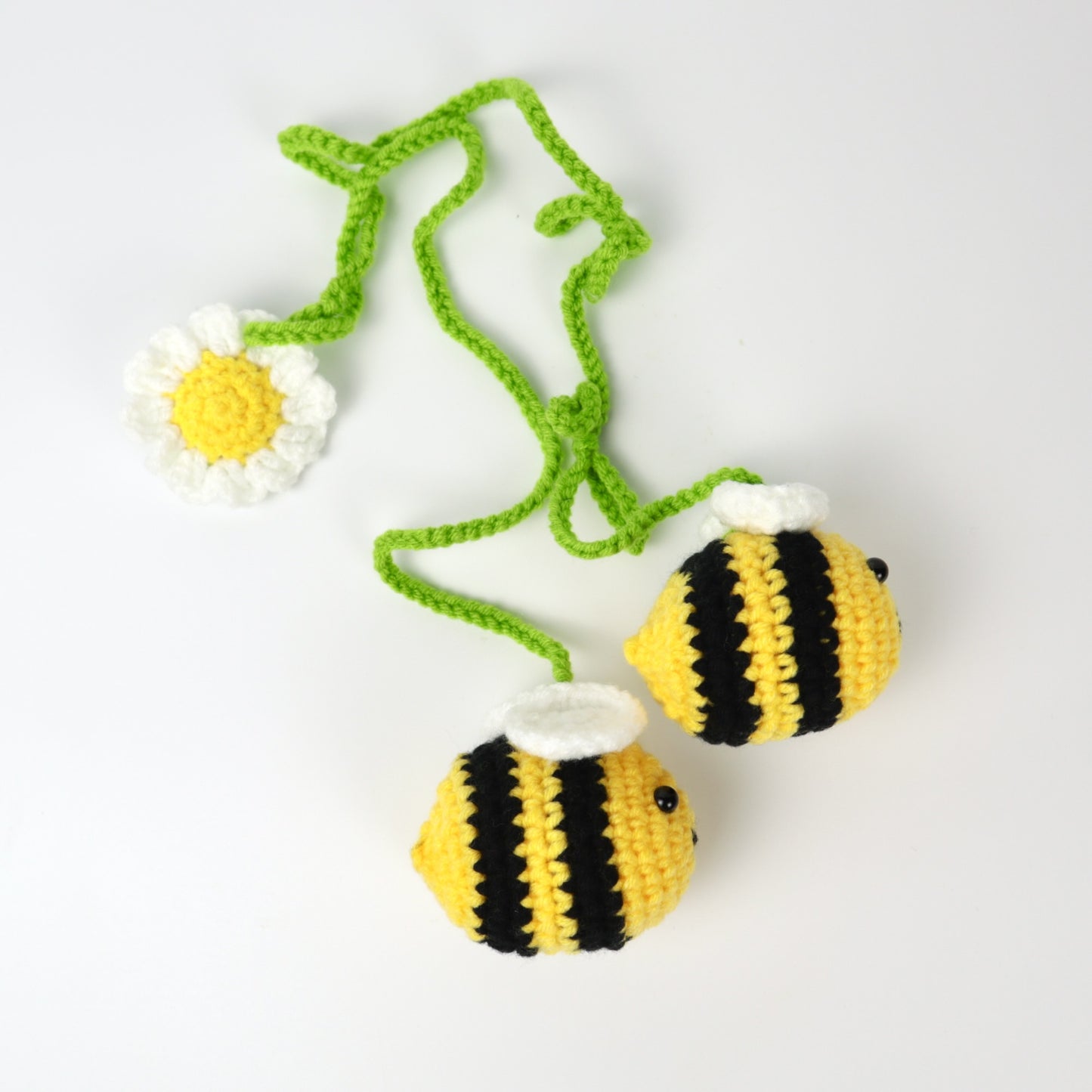 Crochet Bumblebee Charm