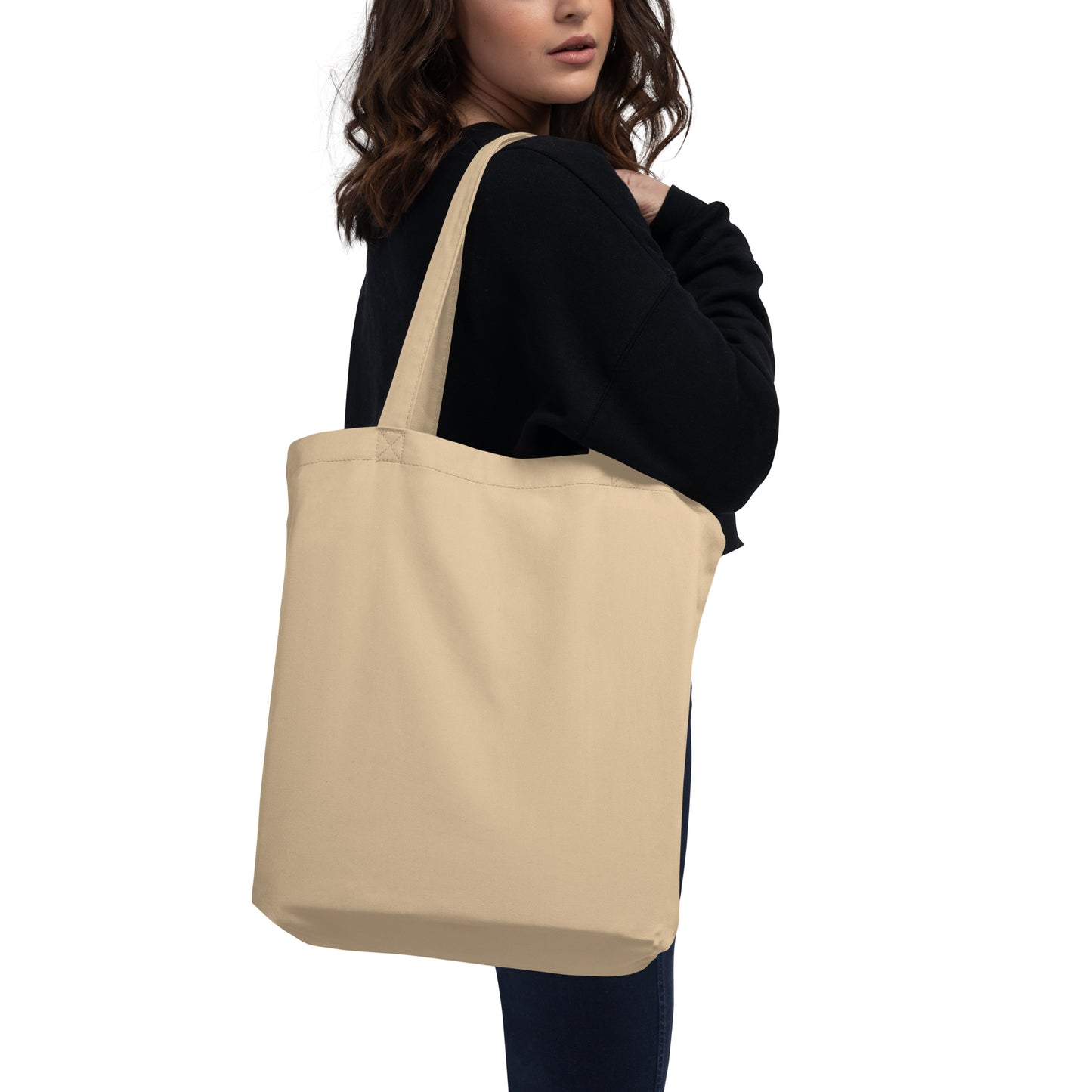 Bolsa de tela con la frase "Planta esto y salva a las abejas"