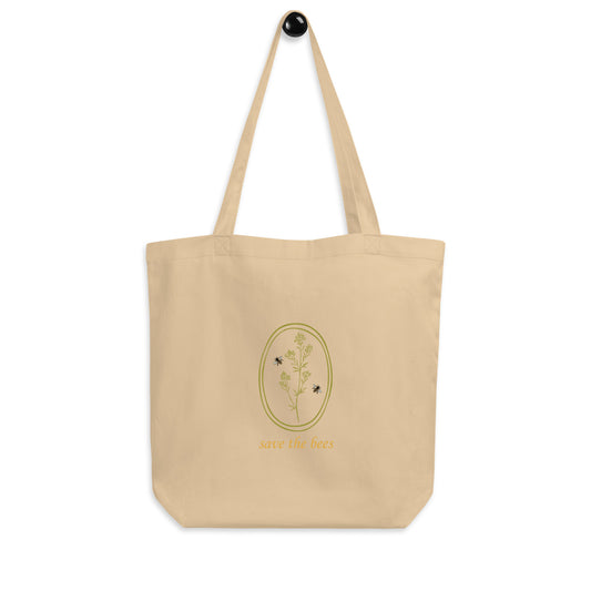 Bolsa de mano con el logotipo vintage de Save The Bees