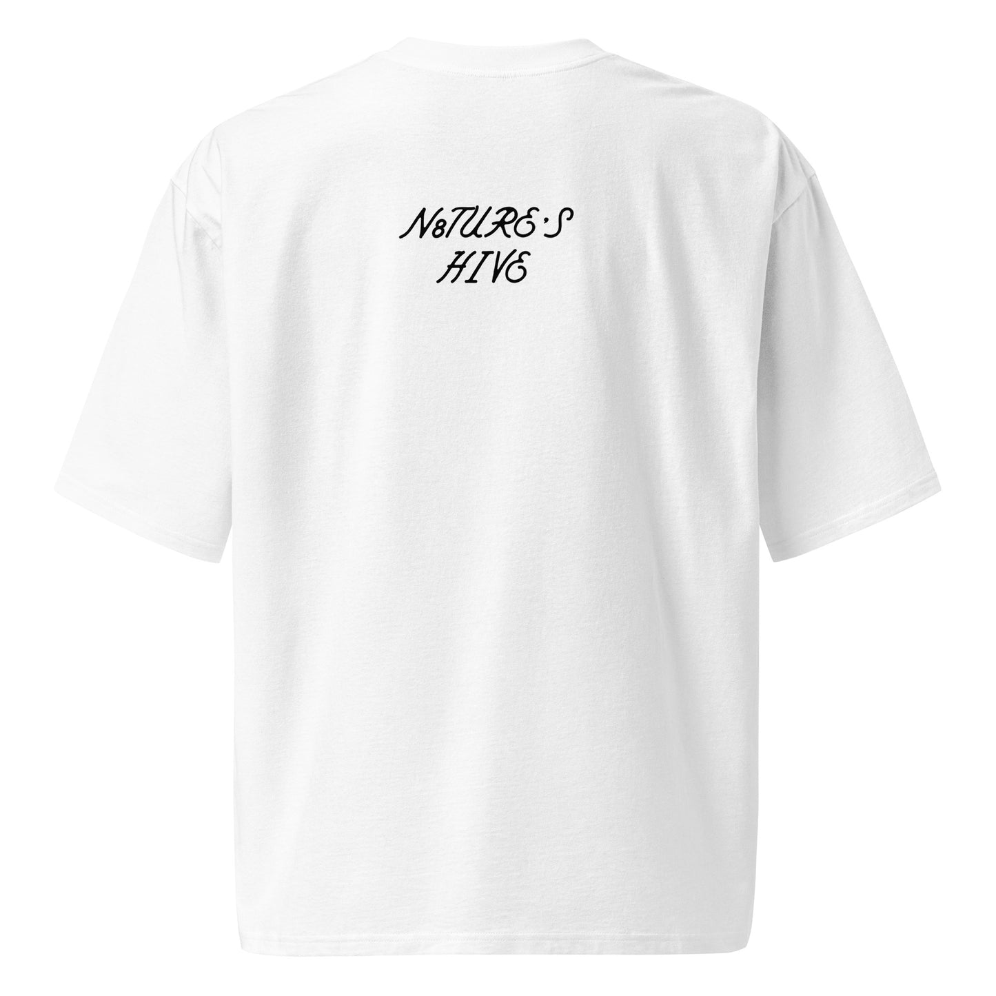 Camiseta de gran tamaño y peso pesado con el logotipo de BUZZ'N