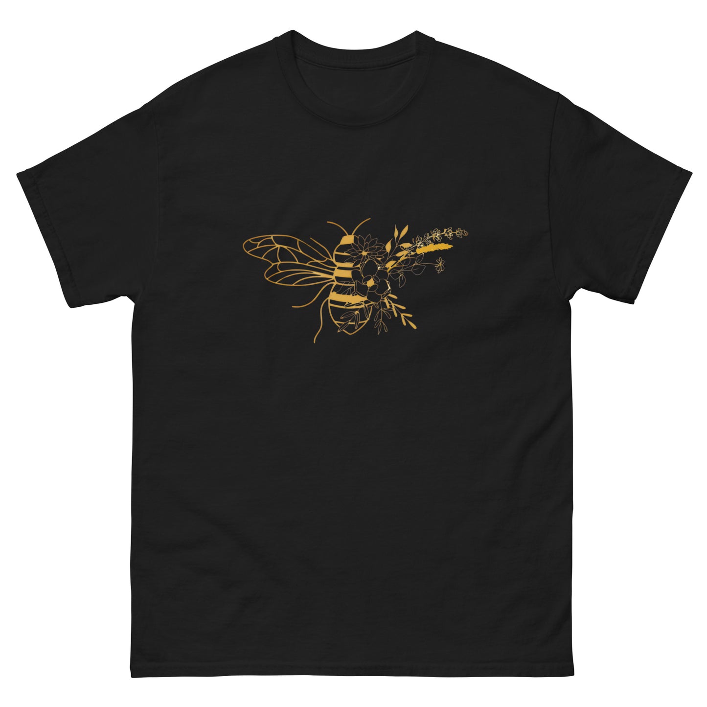 Camiseta unisex con el logotipo de la abeja dorada de N8TURE'S HIVE