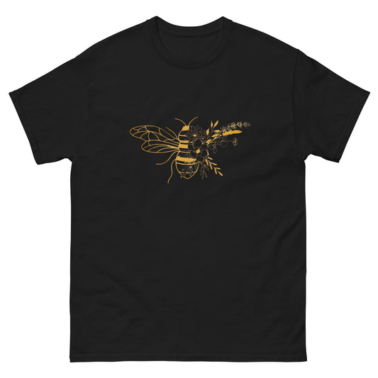 Camiseta unisex con el logotipo de la abeja dorada de N8TURE'S HIVE
