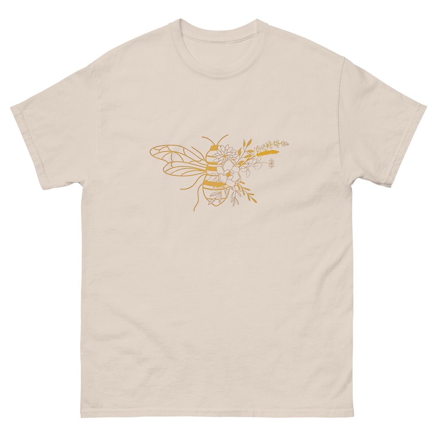 Camiseta unisex con el logotipo de la abeja dorada de N8TURE'S HIVE