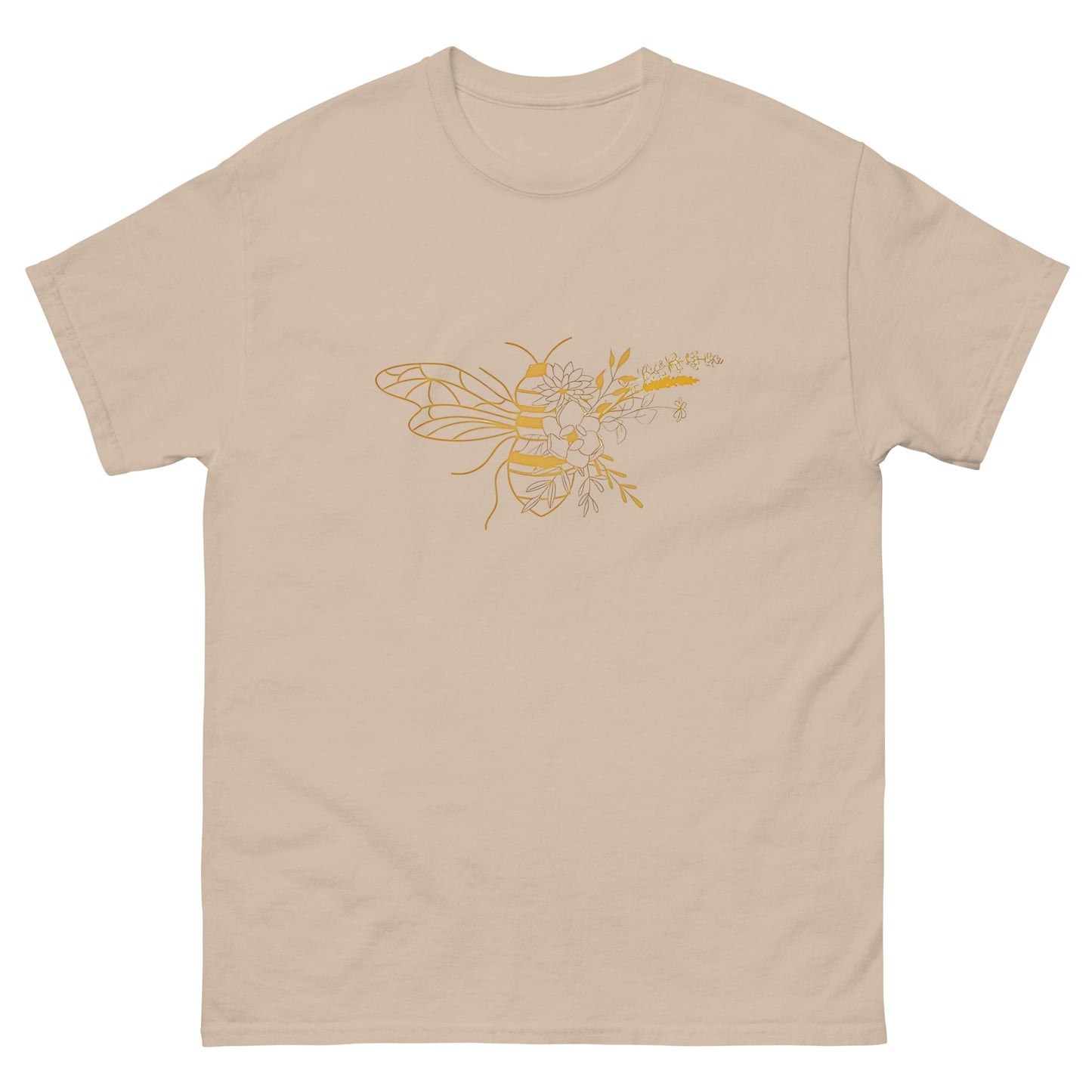 Camiseta unisex con el logotipo de la abeja dorada de N8TURE'S HIVE