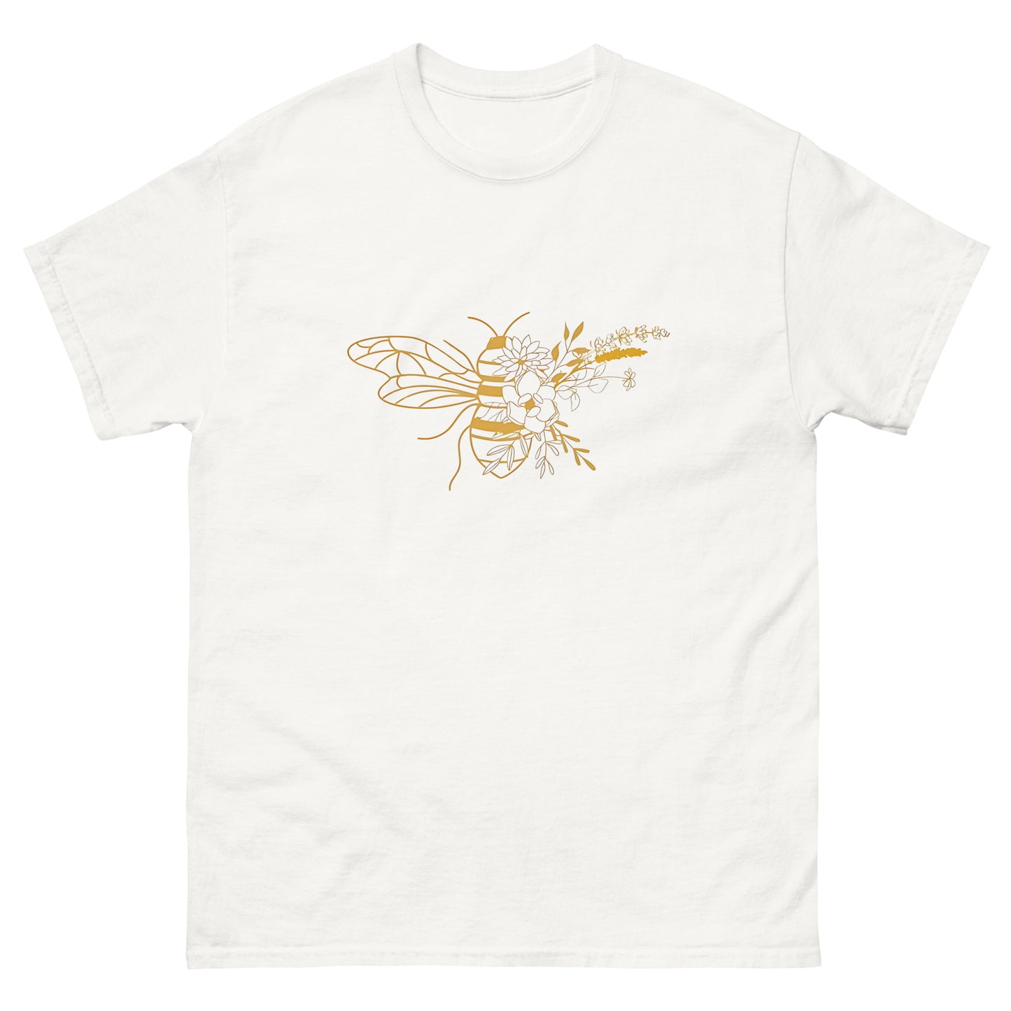Camiseta unisex con el logotipo de la abeja dorada de N8TURE'S HIVE