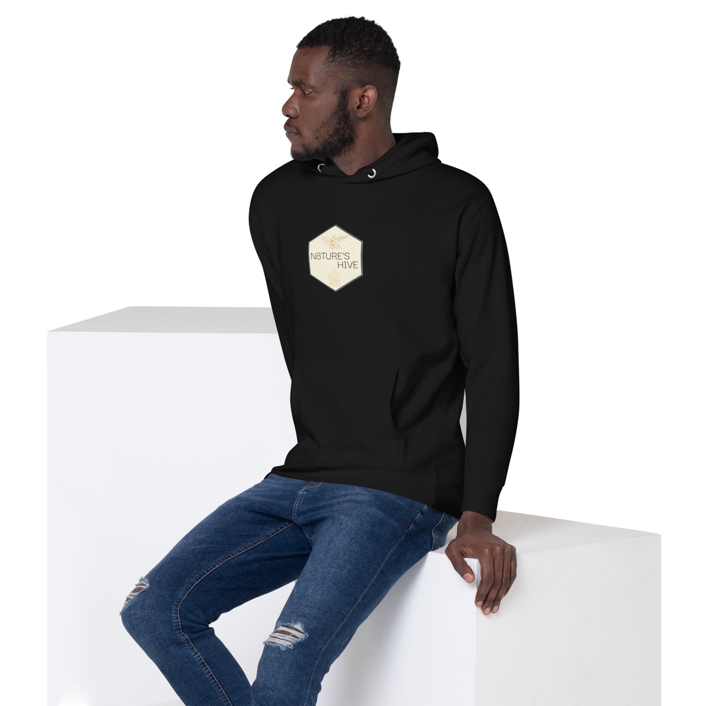 Sudadera con capucha unisex con logotipo de N8TURE'S HIVE OG