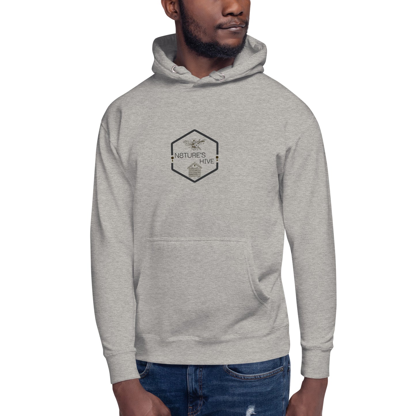 Sudadera unisex con capucha y logotipo HIVE de N8TURE