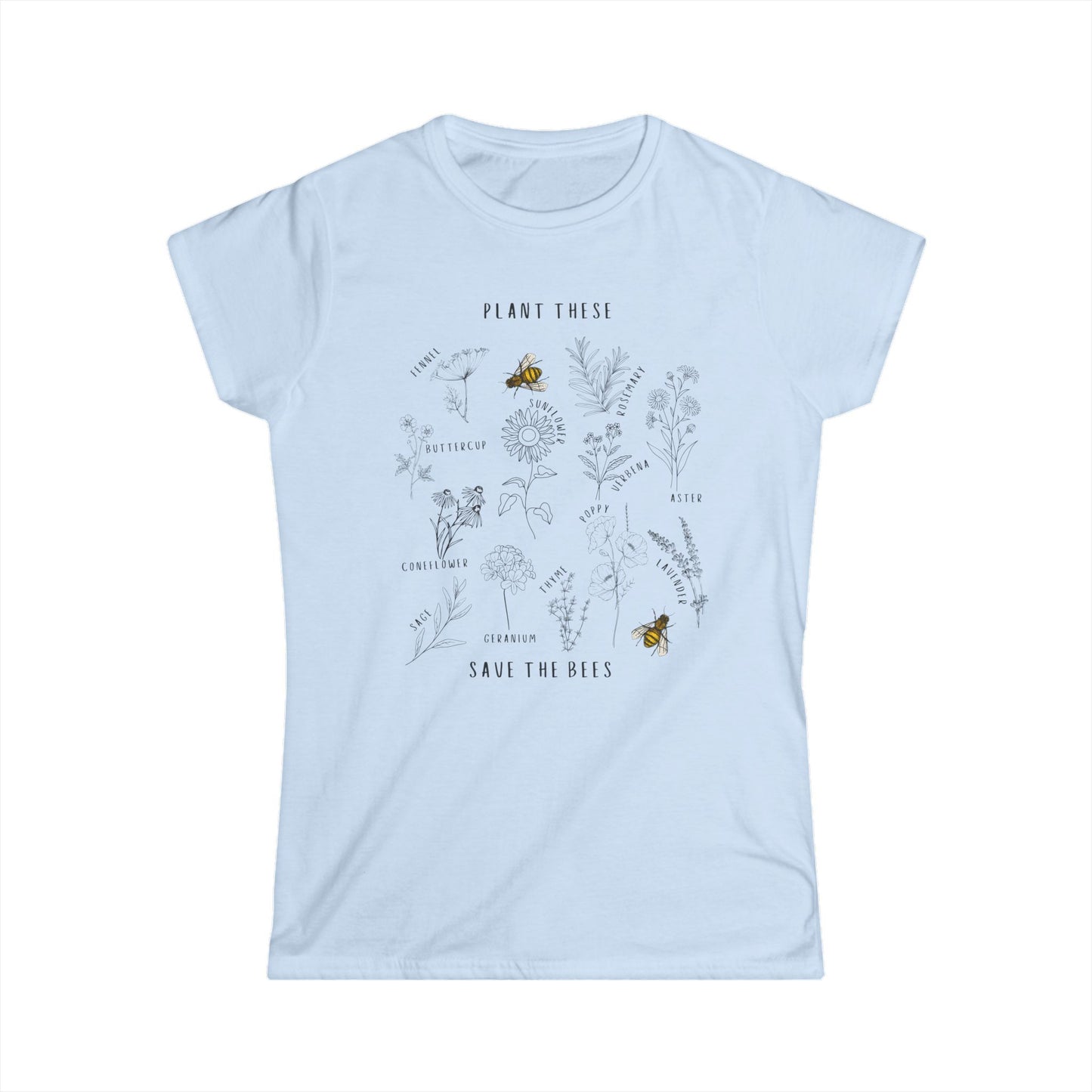 Camiseta Plant These Save The Bees