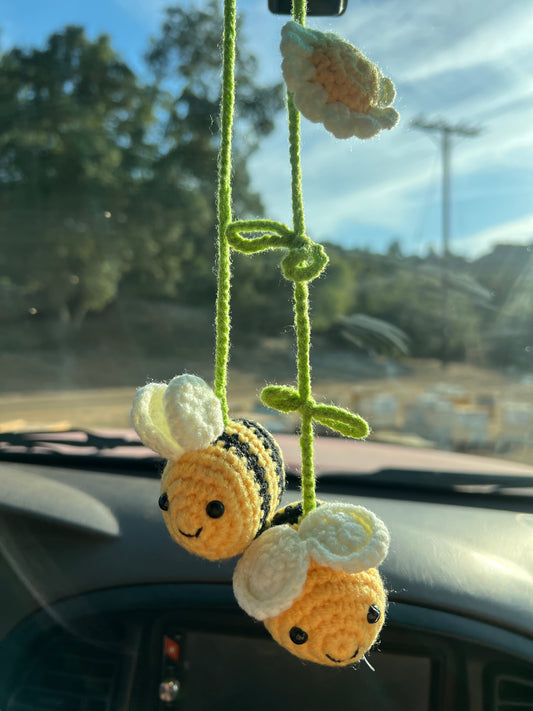 Crochet Bumblebee Charm