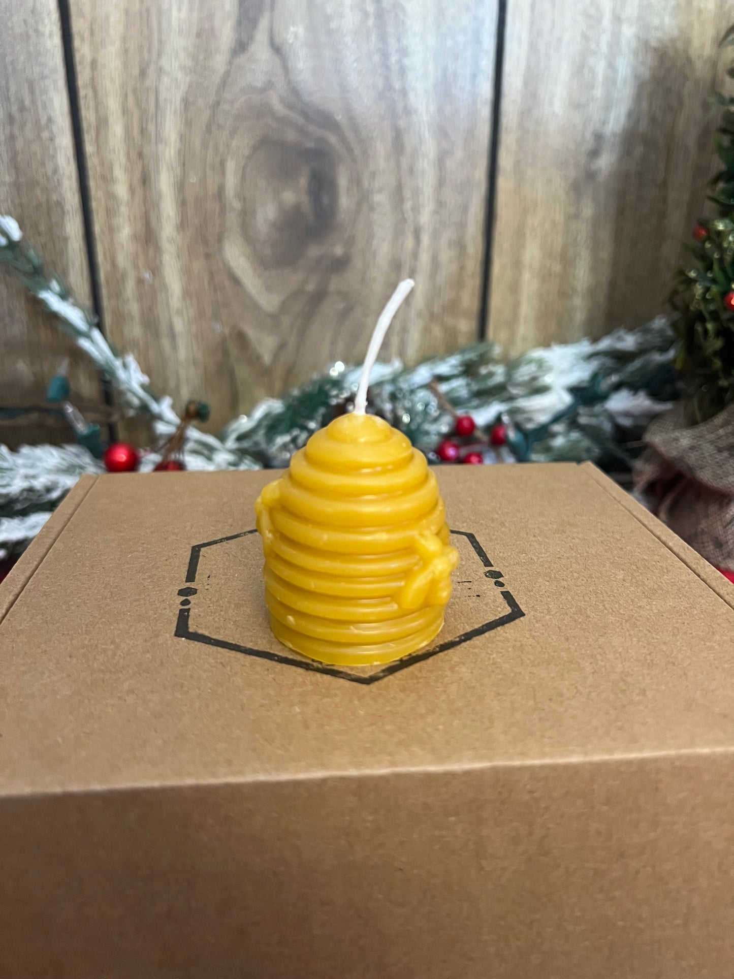 Beehive Candle – Handcrafted Beeswax