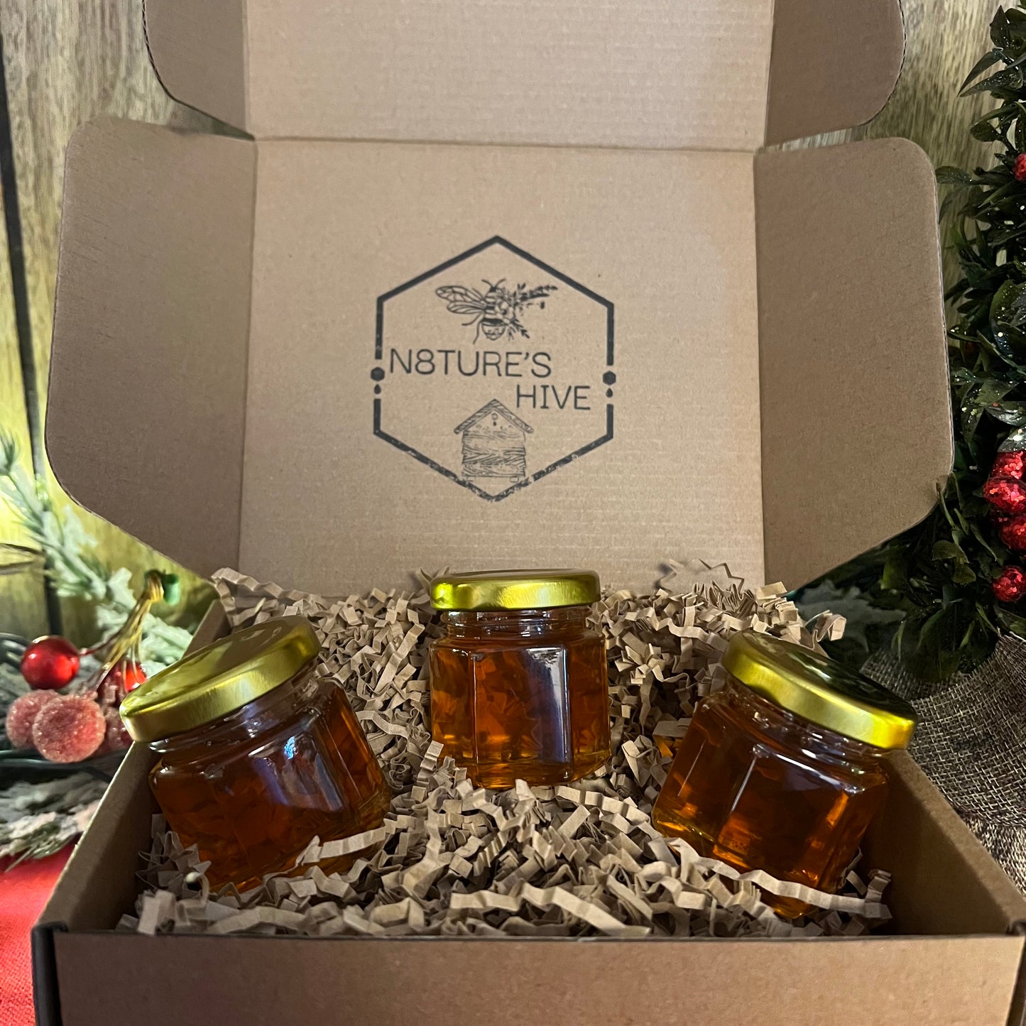 Mini Honey Jar Trio – Perfect Stocking Stuffers