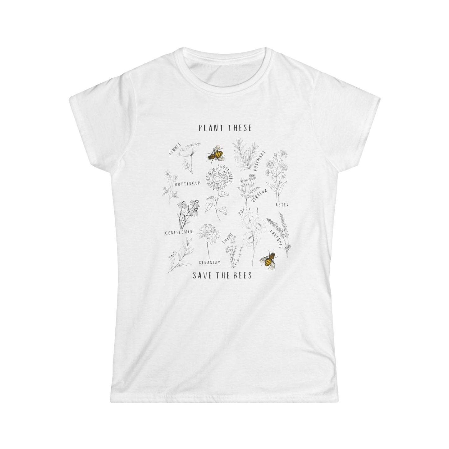 Camiseta Plant These Save The Bees