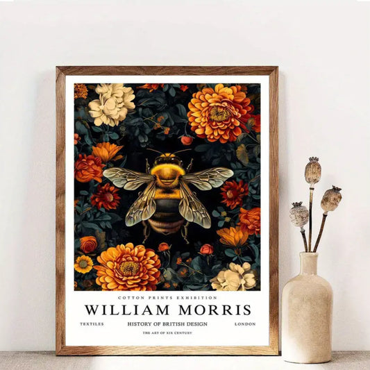 Vintage Inspired Bee Canvas