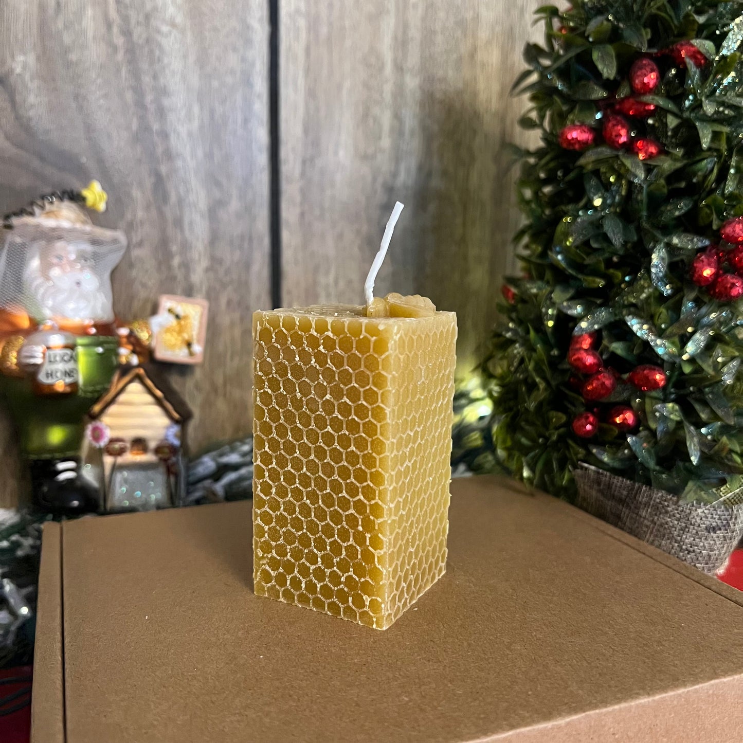 Handcrafted Beeswax Candles – Holiday Collection