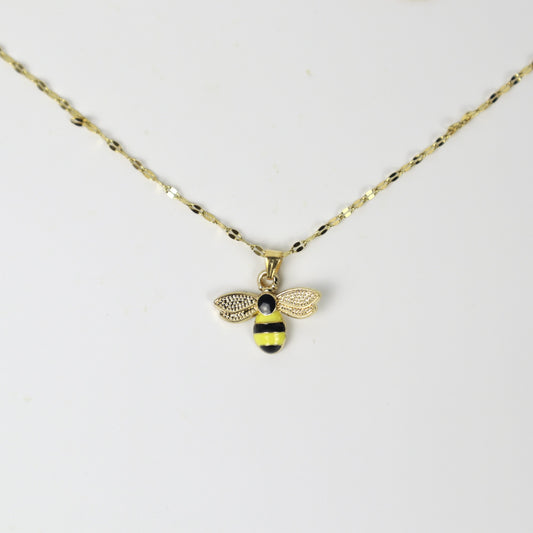 Collar con colgante de abeja