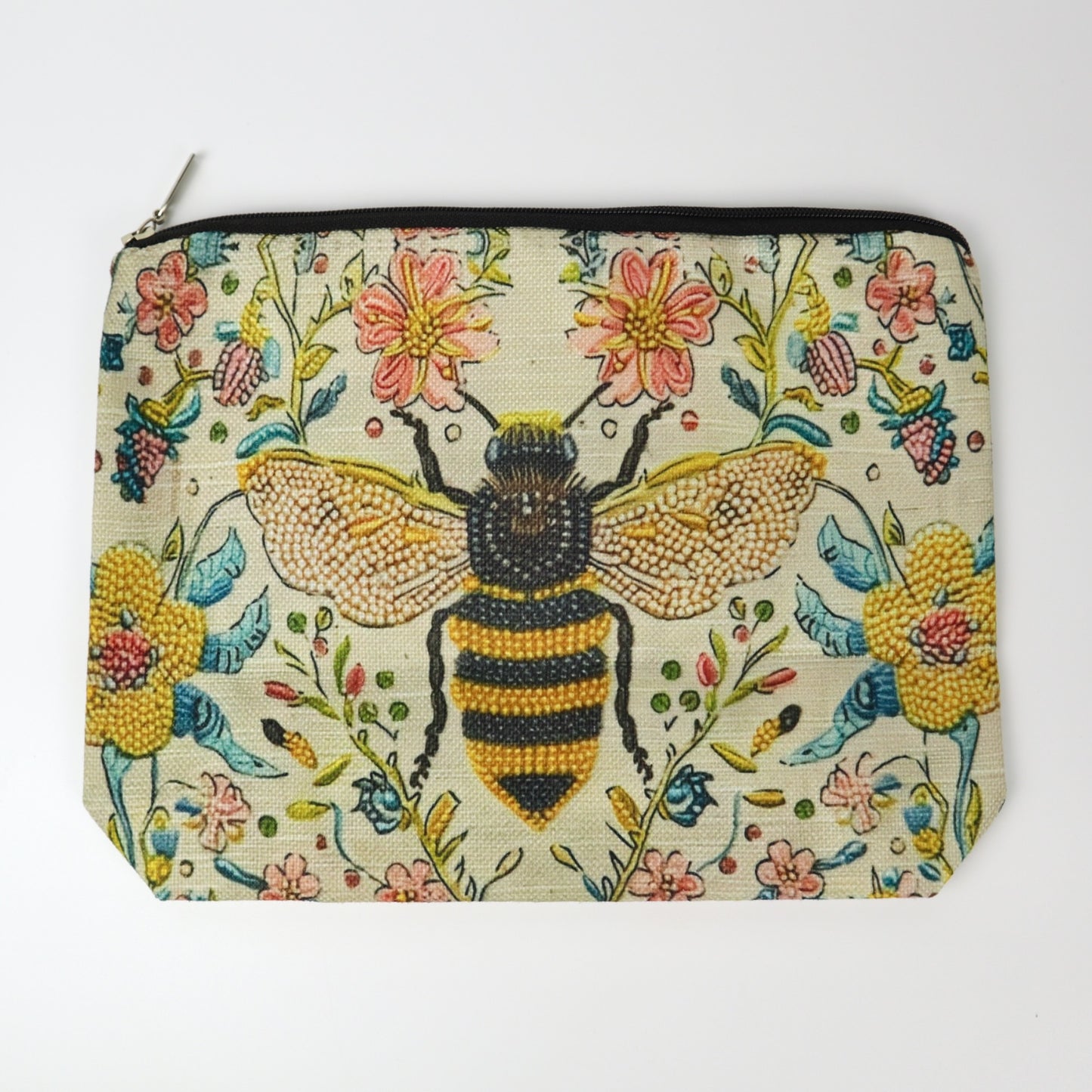 Bolsa de cosméticos con forma de abeja
