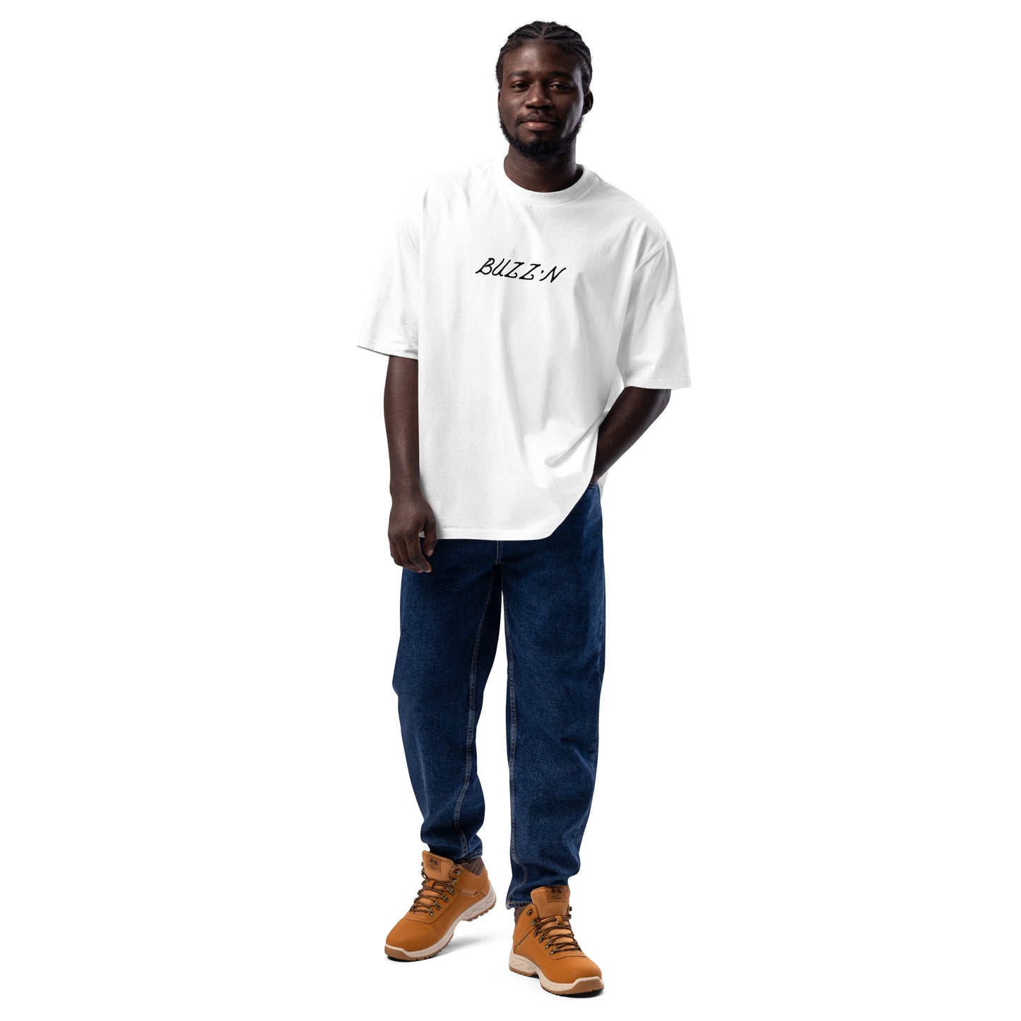 BUZZ'N Logo Oversized Heavyweight T-Shirt