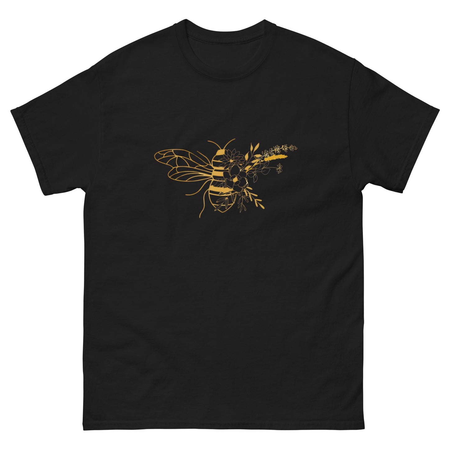 N8TURE'S HIVE Gold Bee Logo Unisex T-Shirt