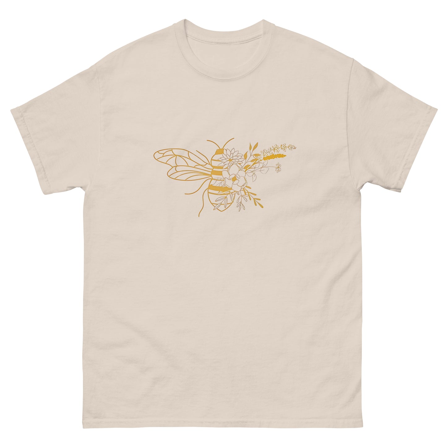 N8TURE'S HIVE Gold Bee Logo Unisex T-Shirt