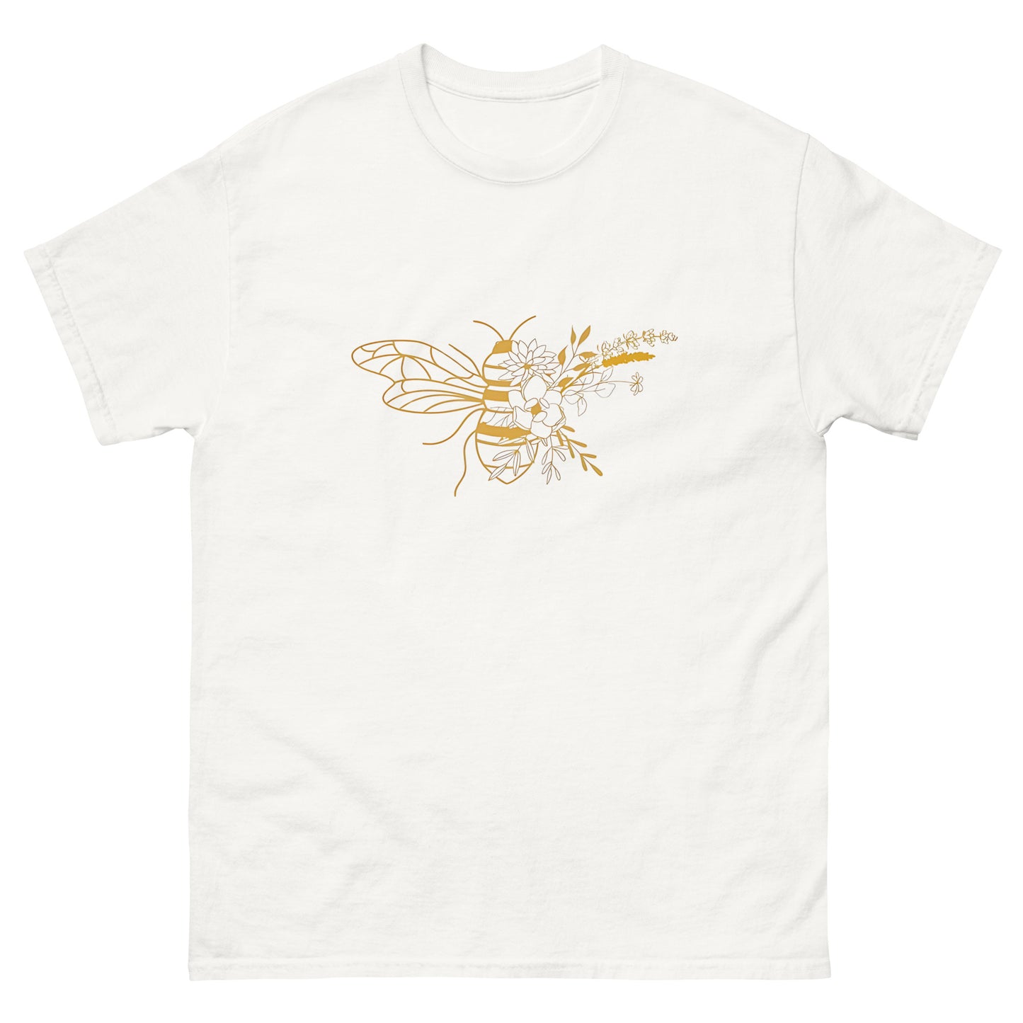 N8TURE'S HIVE Gold Bee Logo Unisex T-Shirt